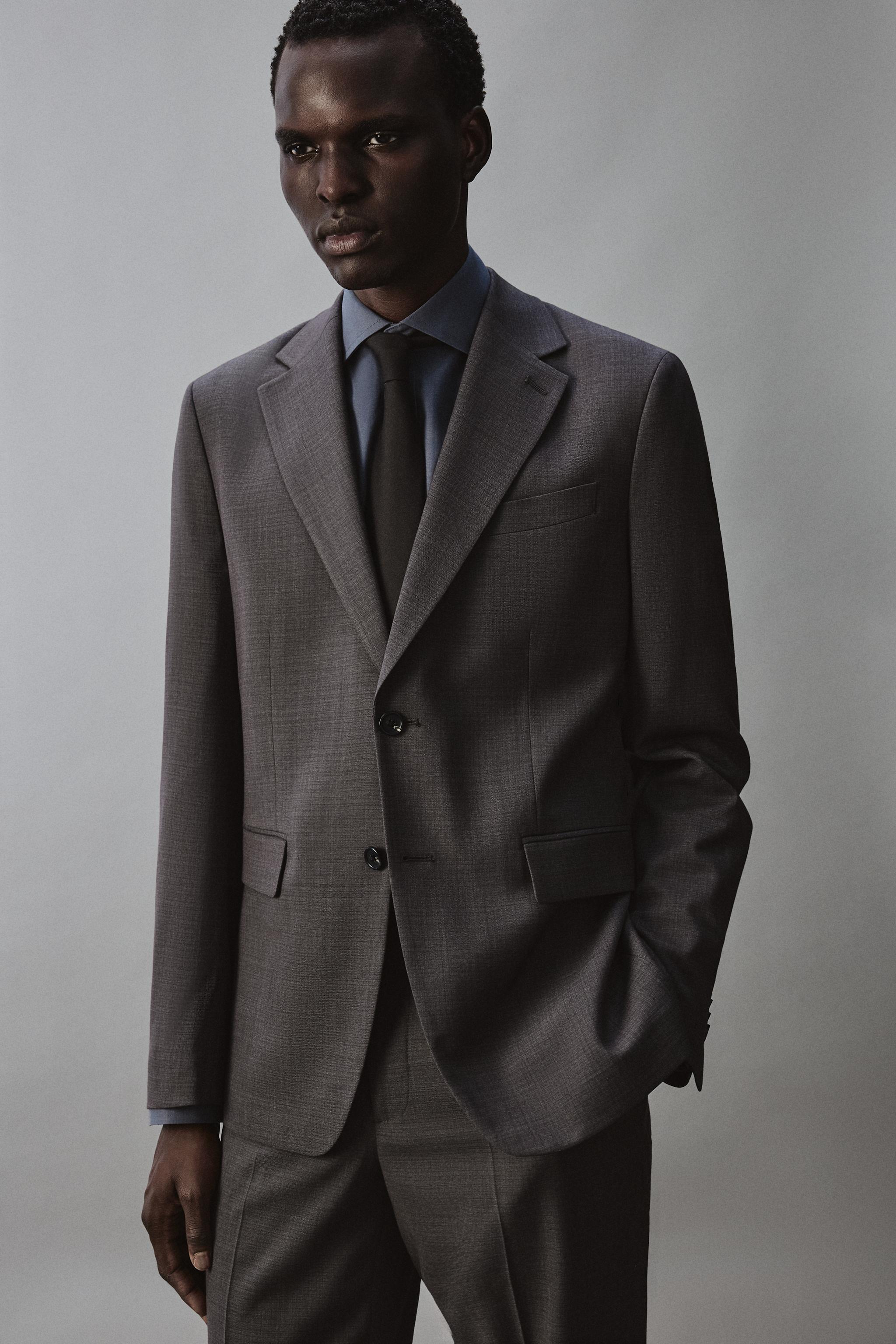 VESTE DE COSTUME STRUCTURÉE
